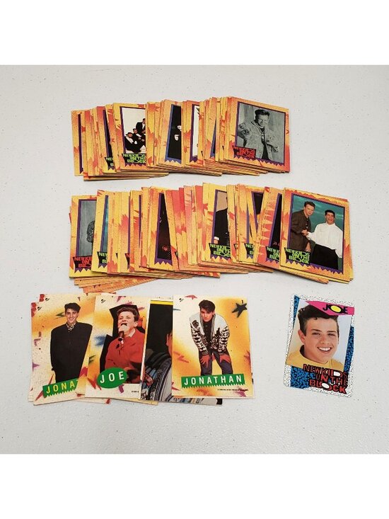 New Kids On The Block Other - New Kids On The Block 1989 Trading Cards Lot - Big Step Productions